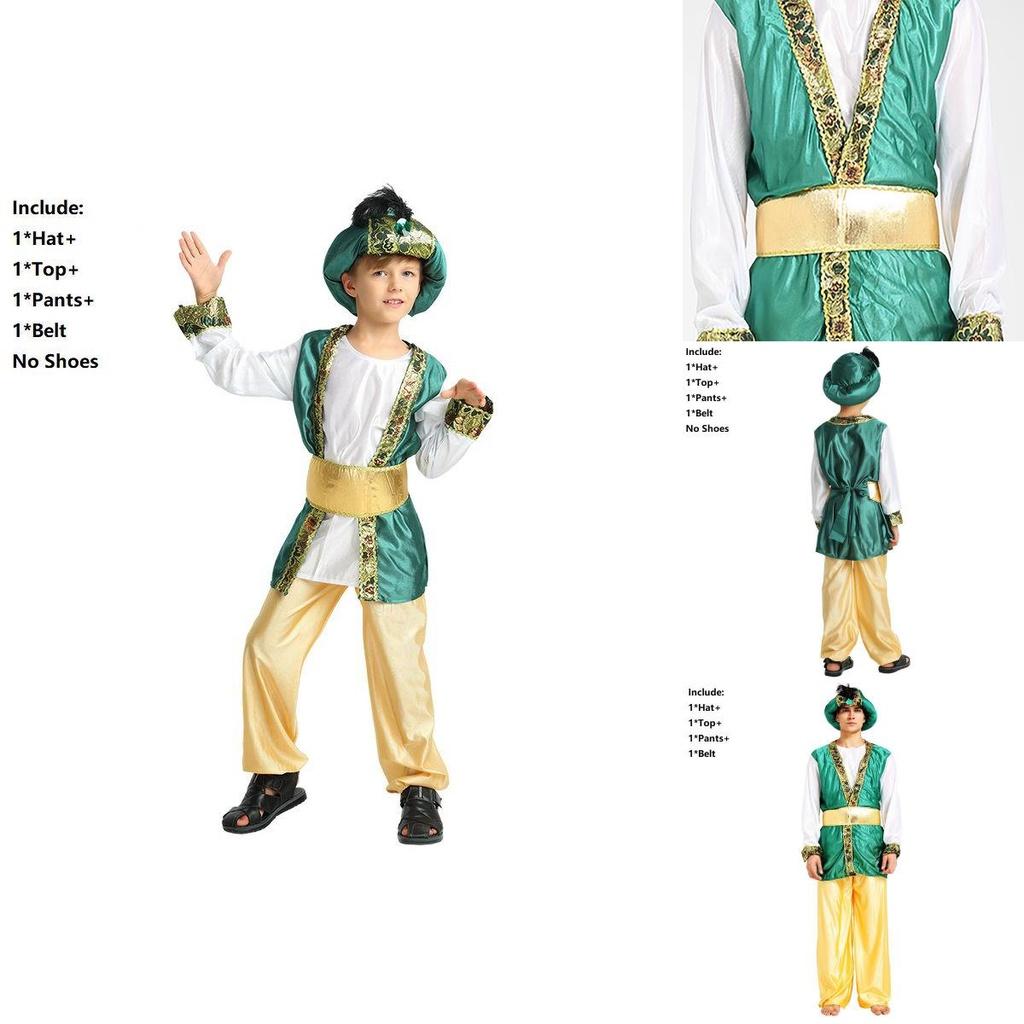 Потрясающий костюм арабского принца короля для мальчиков на Хэллоуин для косплей-мероприятий