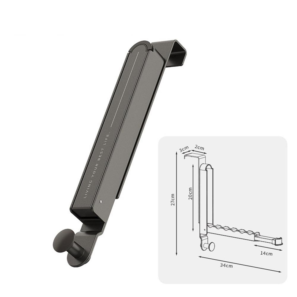 Heavy Duty Folding Clothes Drying Rack No Drilling Clothes Storage Hook Cabinet