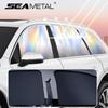 Magnetic Car Sun Shade UV Protection Car Curtains Sun Visor Reversible Car Window Sun Shade Window Film
