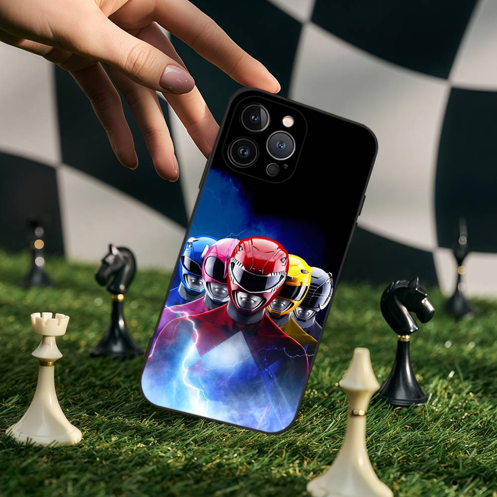 P-PowerS-COOL R-RangerS Phone Case For Iphone 15 11 13 14 16 17 Pro Max Plus X Xr Xs Max 12mini Cover Case