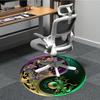 1pc Yin Yang Symbol Chair Carpet for Office, Soft Flannel Throw Mat, Perfect for Office,Holiday Party Decoration Choice yy251113187