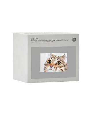 Xiaomi Портативная Фото Мгновенная Печать Фото с Наклейкой Автоматические Веселые Фото Сублимационная Печать Наклейки, 50 штук, Матовая, Ламинирование, 3 дюйма