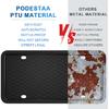 1 Pack License Plate Frames, TPU Black Car Licence Plates Frame Holder for Men and Women - Front & Rear Plate Frame Protector with Screw Kit
