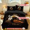 Halloween Ghost Printing Bedding Set jack-o'-lantern Pattern Duvet Cover With pillowcase for Aadult Teens Bedroom Decor