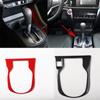 Аксессуары для Honda City 2015-красное углеродное волокно, внутренняя крышка подлокотника, внутренняя отделка переключателя стеклоподъемников, накладка 2017