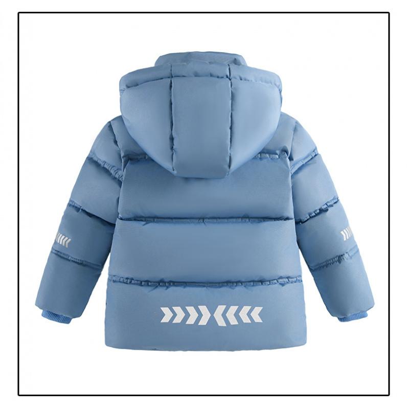 Children Cotton Jacket Boys New Winter Coat Boy Short Thick Heavy Hooded Overcoats