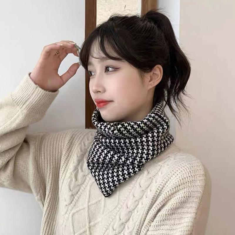 Осенне-зимний многофункциональный универсальный шейный шарф с ушами для сохранения тепла и защиты от холода в корейском стиле