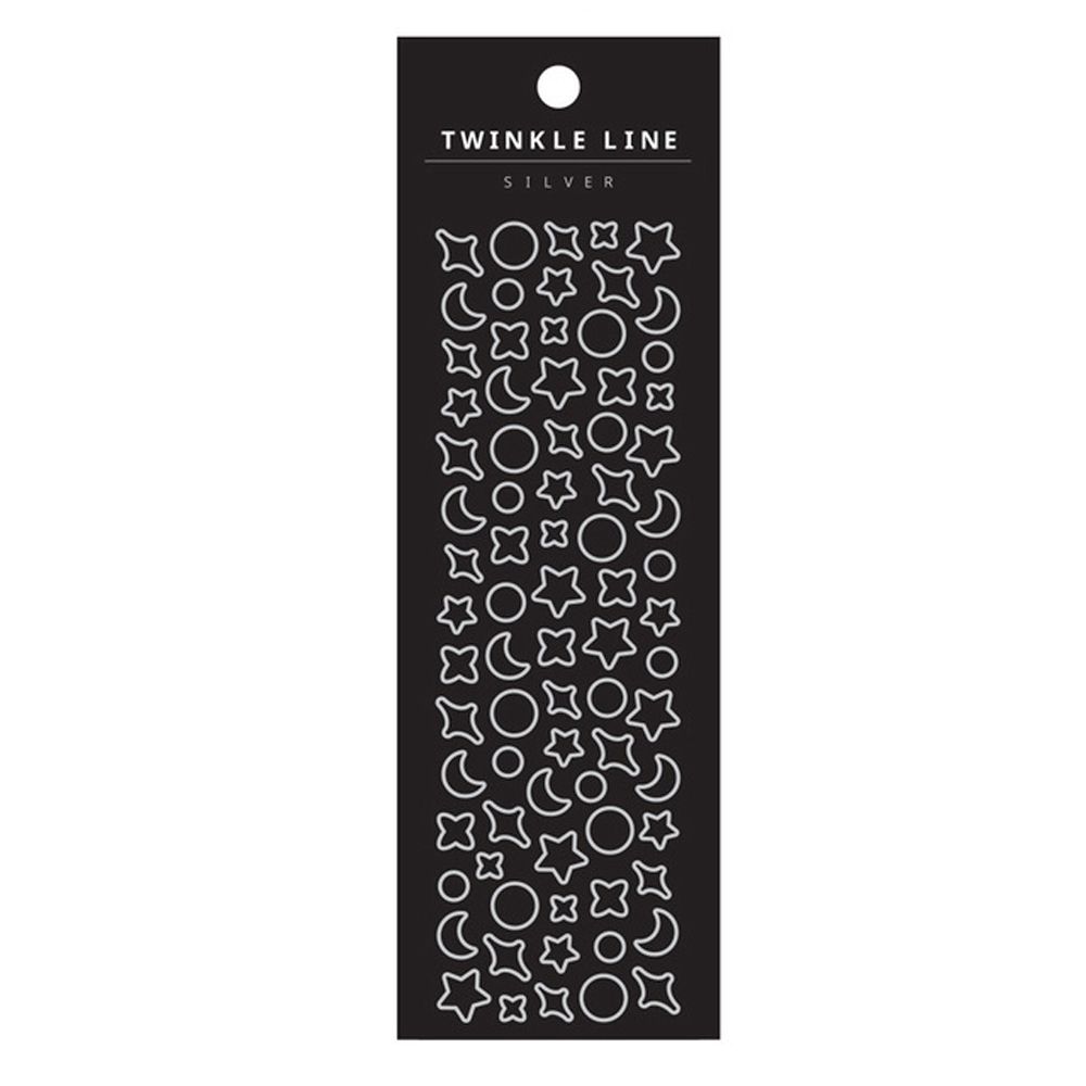 Decoration Stickers Transparent Bronzing Stickers Stars Moon Fantasy Series PVC Laser Stickers