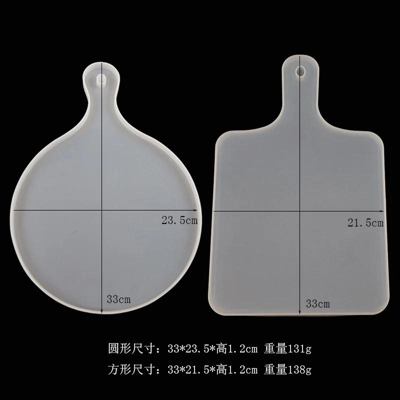 Форма для подноса с ручкой своими руками Кристаллическая эпоксидная форма Подставка для компота Японская тарелка Силиконовая смола Компот