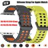 Силиконовый ремешок для Apple Watch Ultra 3 49 мм, дышащий браслет для iWatch Series 11 10 42 46 мм 9 8 7 6 SE 45 мм 44 мм