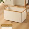 Elegant Foldable Laundry Hamper - Spacious Bathroom Storage Basket