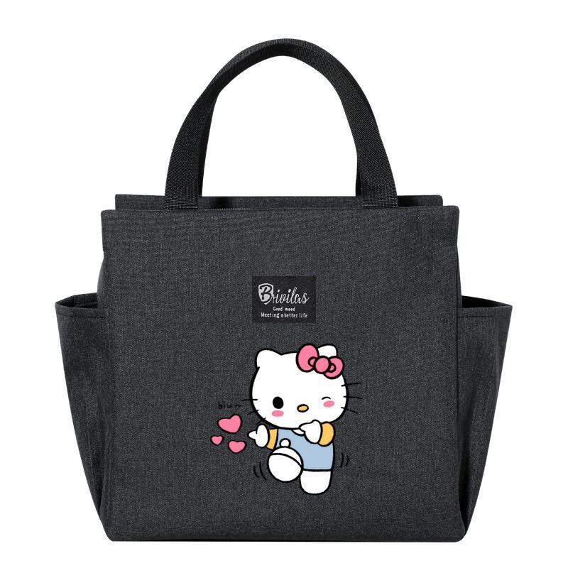 Изолированная сумка-ланчбокс Hello Kitty - Портативный контейнер для обеда для пикников и прогулок