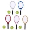 1:6 1:12 Dollhouse Miniature 1Pc Tennis Racket + 1Pc Ball Dolls Accessories