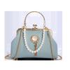 2026 Pearl Chain Crossbody Bag Small Square Bag