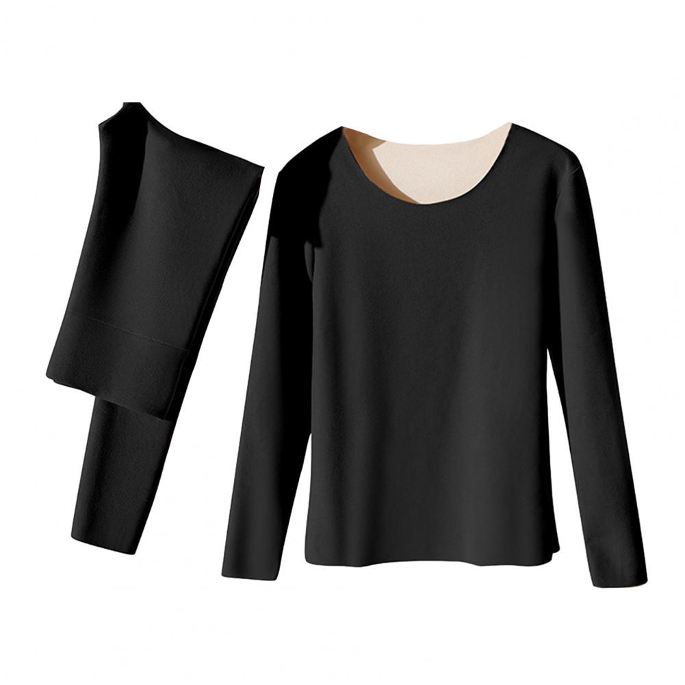 Warm Thermal Underwear Sexy Ladies Intimates Long Women Shaped Sets Winter  Female Middle Collar Thermal Shaping Clothes