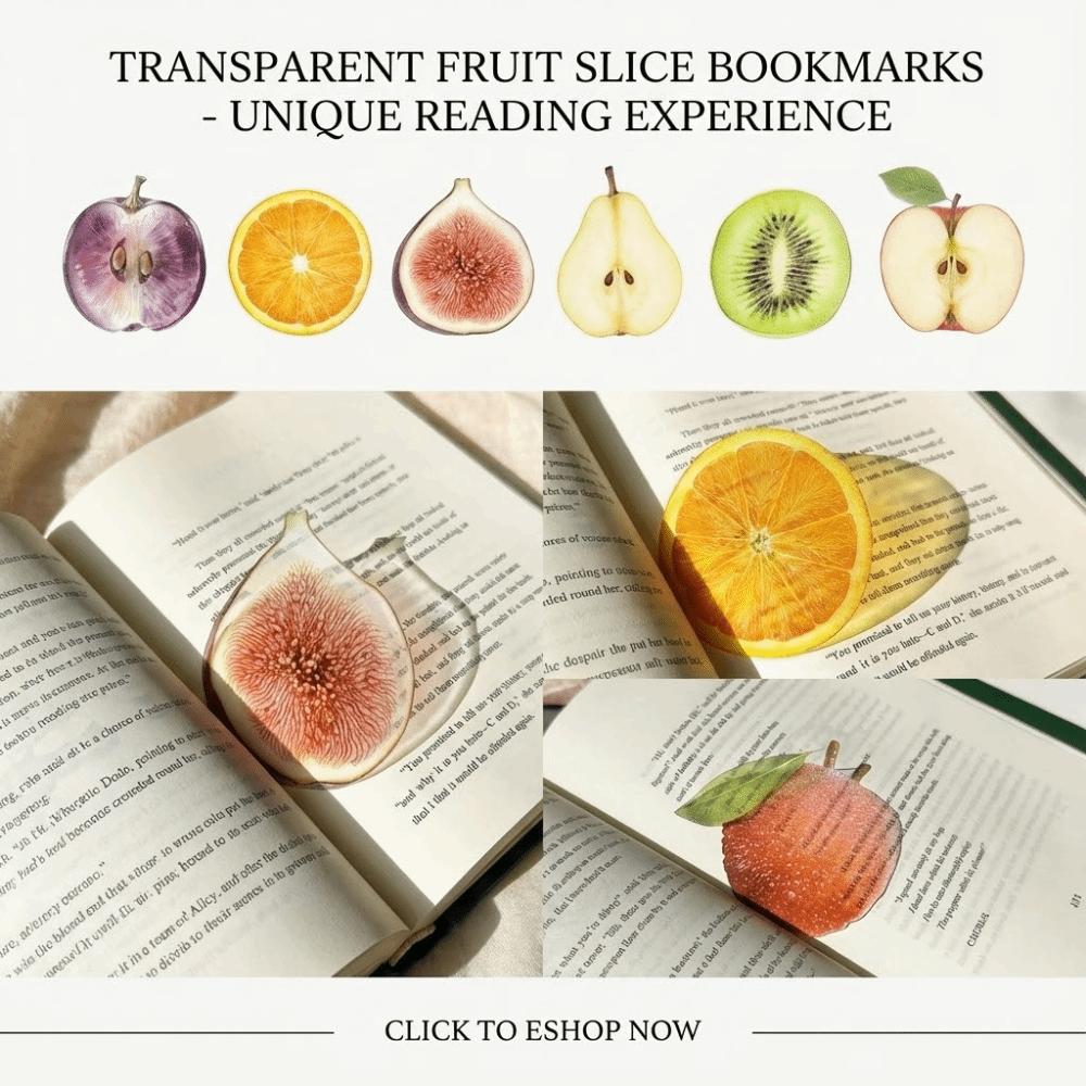 Delicate Apple Bookmark Transparent Simulation Bookmark Cute Grape Tomato Bookmarks  Student Gift
