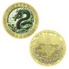 Chinese Loong New Year Gold Plated Commemorative Coin Dragon Badge Collection Gift Gifts Boutique