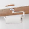 Toilet Paper Holder Kitchen Towel Hook Bathroom Kitchen Towel Hook Sucker Rack Rotatable Wall-mounted Roll Paper Shelf Organizer