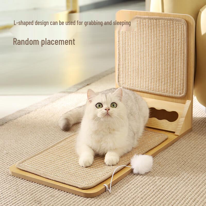 L-shaped Vertical Sisal Cat Scratcher