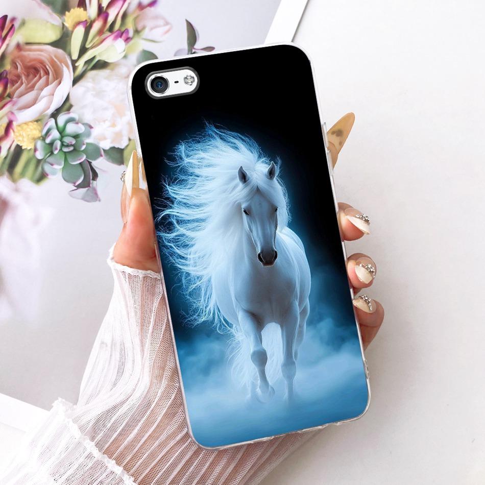 Для iPhone 5 5 SE (2016) 4 4s Крутой чехол для телефона с узором Дракон и Тигр Для iPhone5 iPhone4 Мягкие силиконовые TPU чехлы
