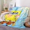 1Pc Spongebob Bubbles Blanket Soft Throw Blanket For Home Bedroom Bed Sofa Travel Office Solid Christmas Blanket