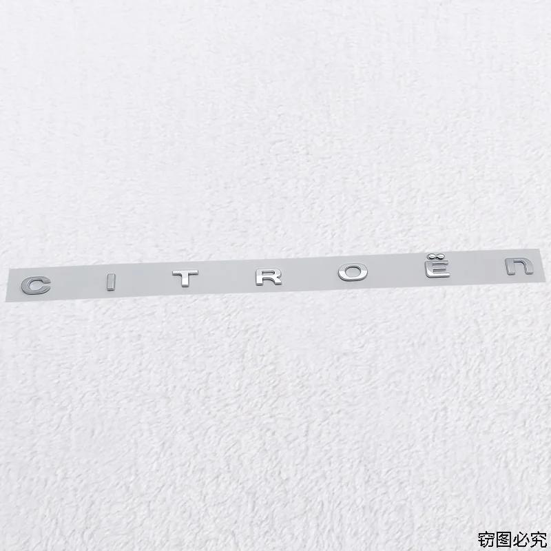 ABS Car Rear Trunk Badge Decal for Citroen Logo C4 C3 C5 C1 DS3 DS5 DS4 Jumper Berlingo Numero Sticker Auto Modified Emblem