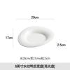 White Irregular Ceramic Plates High-end Hotel Dinner Plates Home Western Cuisine Pasta Dessert Plates Hotel Tableware Kitchen.
