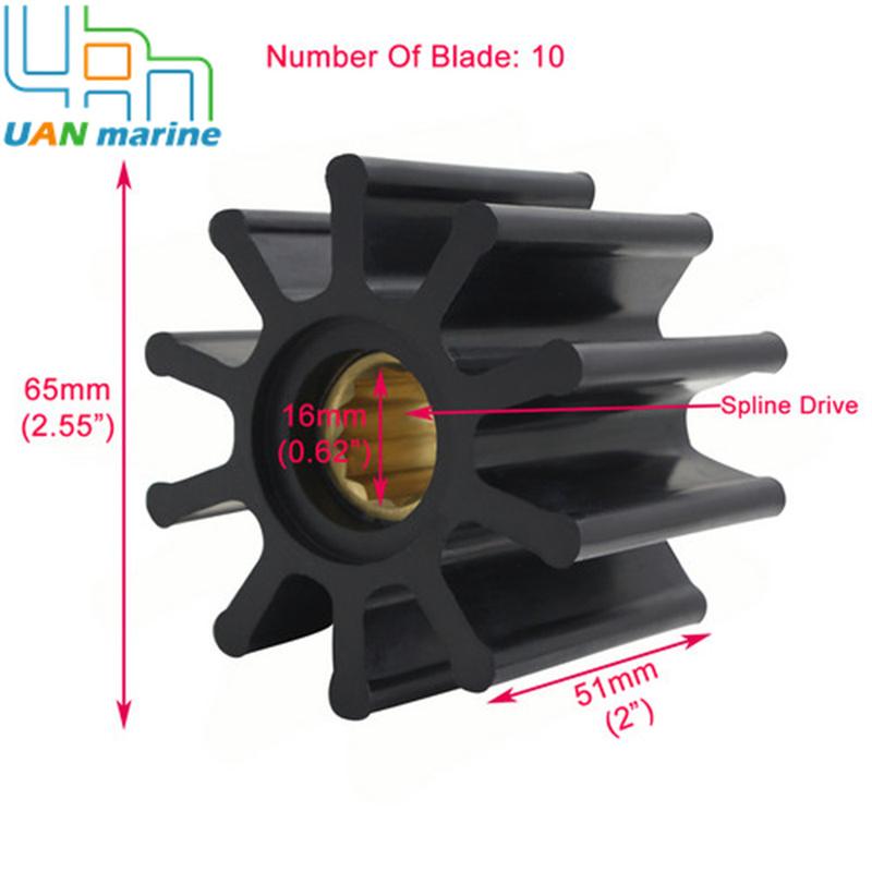 17937-0001 Marine Flexible Water Pump Impeller Kit For Jabsco 17937-0001 17937-0001-P OBERDPRFER 7441 CEF 500114