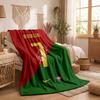 Cristiano Ronaldo Theme Fleece Blanket Cozy Soft Plush Blanket For Bedroom Couch Travel