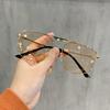 Солнцезащитные очки многоугольной формы для женщин, европейско-американский стиль, металлическая дужка, мужские солнцезащитные очки, защита от УФ-лучей, очки для улицы