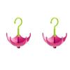 2Pcs Punch Free Umbrella Rotation Coat Hanger 5 Claw Bag Hooks  for Home