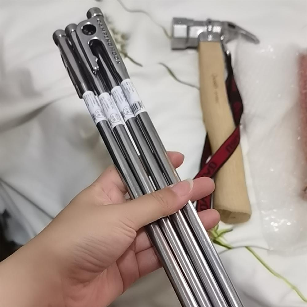 Сверхмощные стальные колышки для палатки с крючком и отверстием для навеса для походной палатки на открытом воздухе