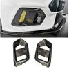For 16-2018 Ford Focus RS Front Fog Light Frame Lamp Trim Carbon Fiber Color ×2