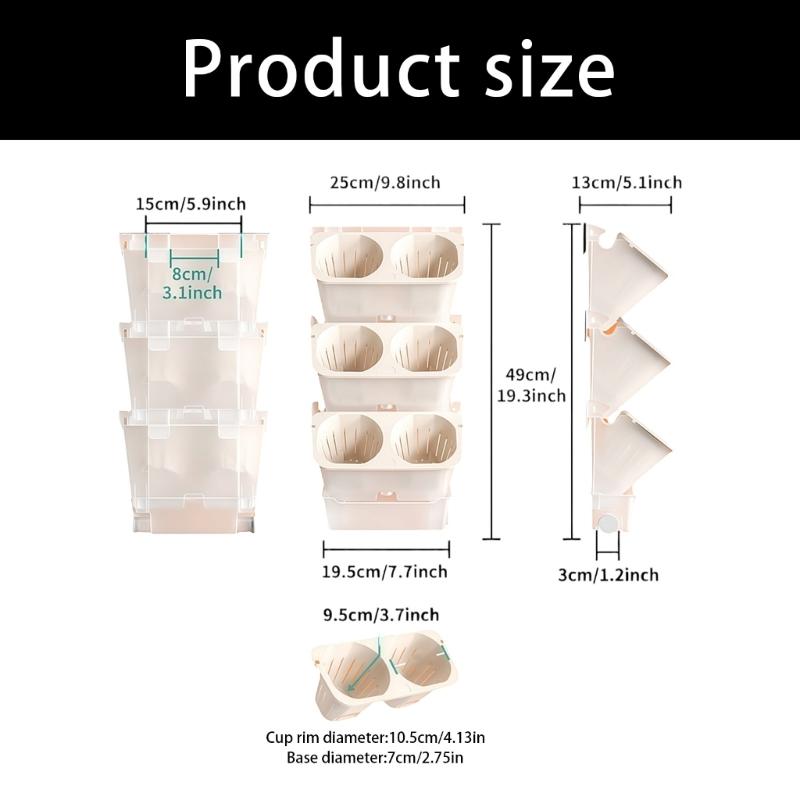 Легкая установка Подвесное кашпо Автополив Для домашнего декора Комнатное растение Балконное садоводство Пластиковый Компактный Горшок