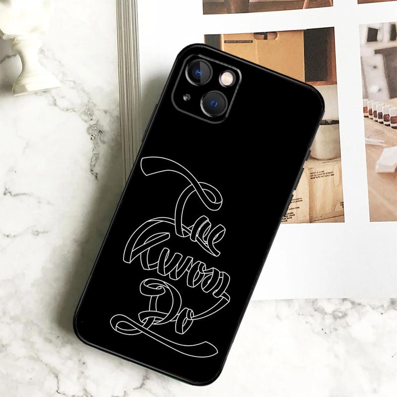 Чехол для телефона Кунгфу Тхэквондо Для iPhone 17 16 14 13 12 11 15 Pro Max Plus 12 13 Mini 16e 17 Air Cover Coque