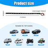 6 PCS 15 LED Strip Underbody Light, 1Ft 12V Waterproof Car Led Interior Exterior Strip Light with 6 Inch Wire, Flexible Auto Light Strip Decoration