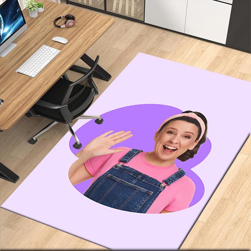 Ms. Rachel Printed Carpet, for Office Chair Living Room Bedroom Kitchen Room Decor Gifts.