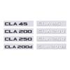 CLA45 CLA200d CLA250 letter car stickers for Mercedes Benz CLA class refit CLA series new old style rear trunk logo tail labels AD1