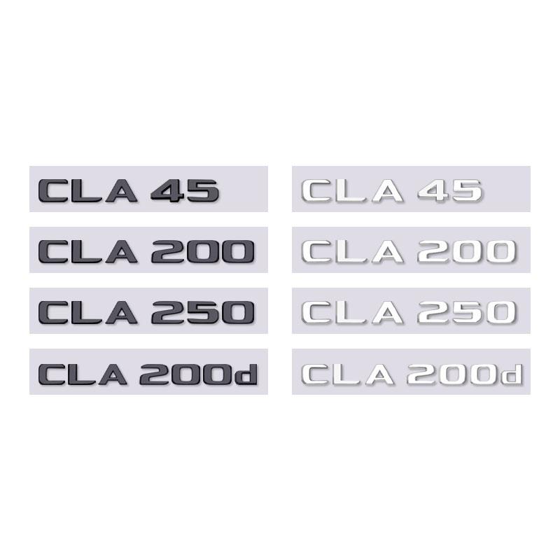 CLA45 CLA200d CLA250 letter car stickers for Mercedes Benz CLA class refit CLA series new old style rear trunk logo tail labels AD1