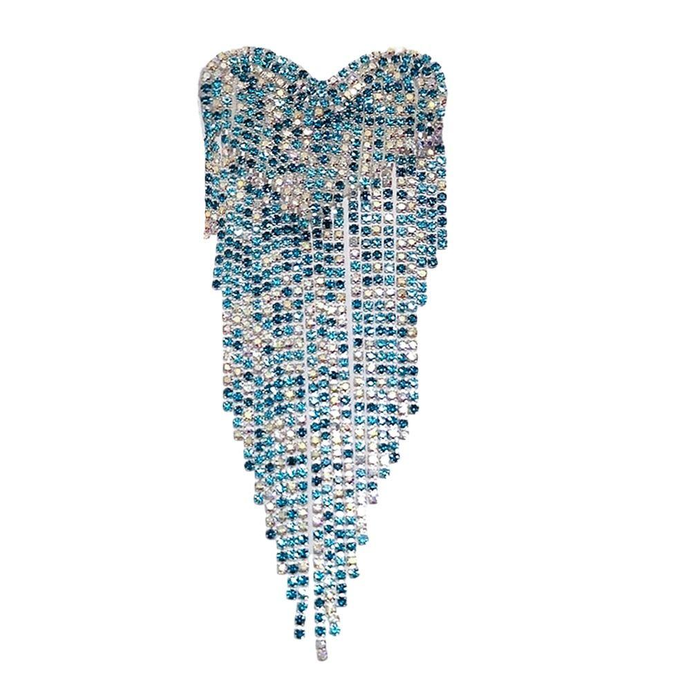 Ретро брошь в виде сердца из бисера, украшения на плечо, нежные аксессуары для одежды для мужчин и женщин