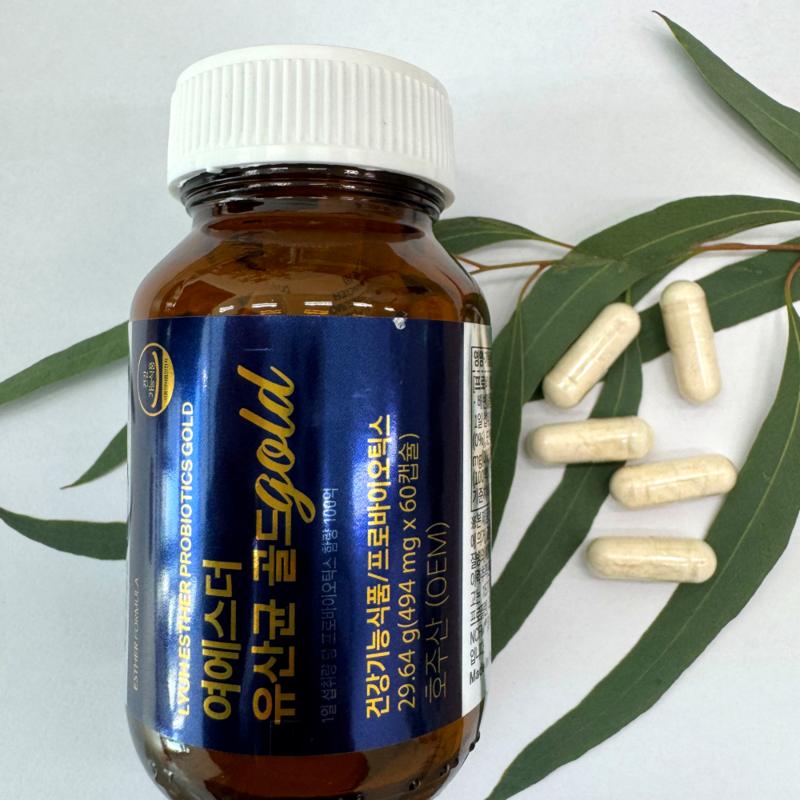 Yeo Esther Lactobacillus Gold 500mg 60 capsules x 6 bottles Parents, 60 tablets, 6 boxes
