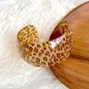 Fashionable Resin Bangle Temperament Exaggerated Bracelet Creative Wide Open Bangle  Decoration