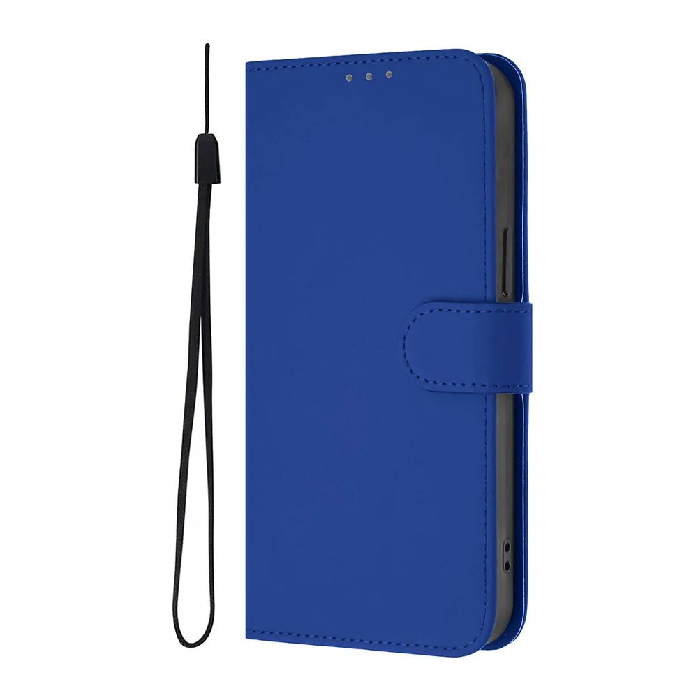 Однотонный чехол-кошелек для Samsung Galaxy M62 M55 M54 M53 M52 M35 M34 M33 M32 M23 M15 M14 M13 F62 Держатель для карт Ремешок Чехол для телефона