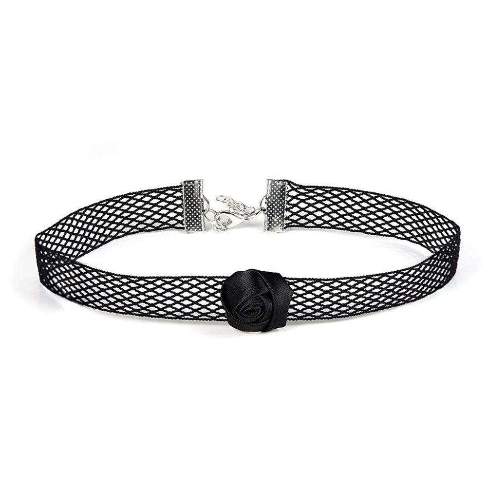 Flowers Halloween Jewelry Bat Women Choker Neck Collar Lace Choker Goth Necklace Gothic Choker