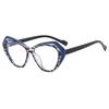 Irregular Cat Eye Reading Glasses Double Colors Frame Ultralight  Computer Presbyopia Eyewear Spring Hinge Women'S Glasses