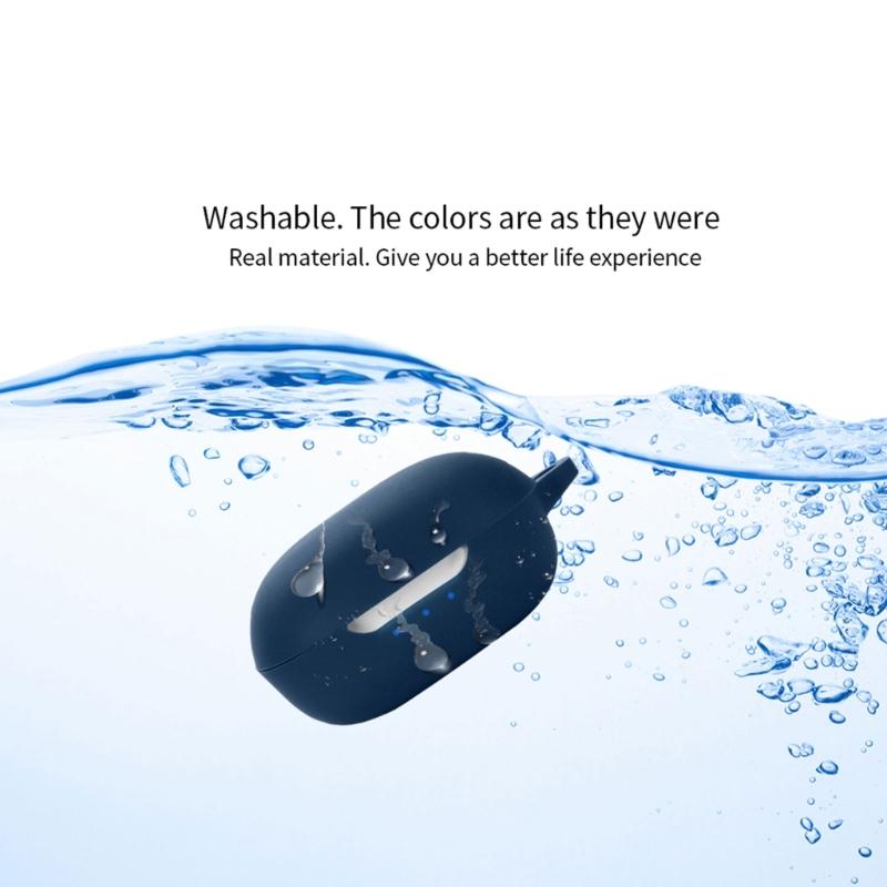 Compatible for T280TWS Shockproof Wireless Earphone Sleeve Impact-resistant Housing Antidust Washable Silicone Covers