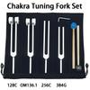 Chakra Tuning Fork Sets 128/136.1/256/384 Meditation Tuning Forks Set Sound Healing Schumann Resonance Percussion Instruments