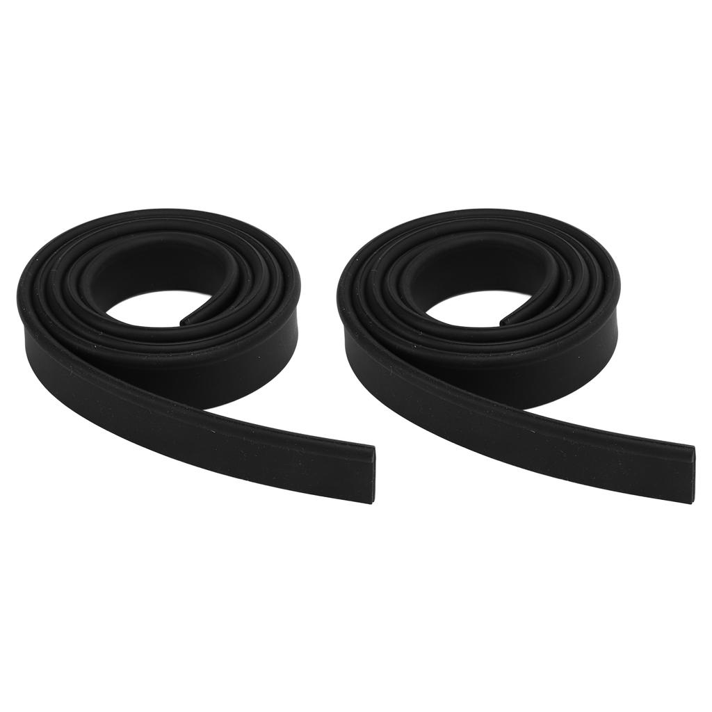 2 шт. сменные резиновые лезвия для скребка, вырезанные по размеру, сменная насадка для скребка для окон, стеклянных душевых кабин 