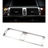 For BMW X5 E70 E71 2010-2013 Chrome Interior Central Air Vent Outlet Cover Trim