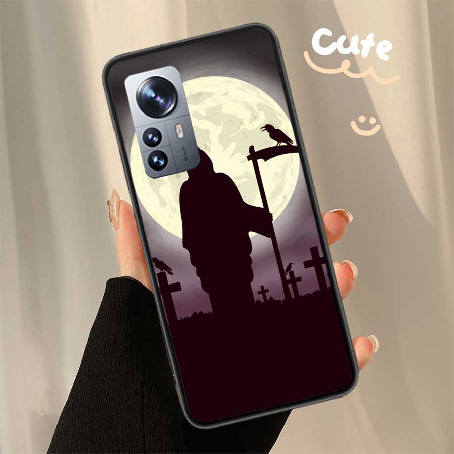 Чехол для телефона Смерть Жнец Череп для Xiaomi Poco X7 X6 X5 X4 X3 GT NFC M4 M5 Pro 5G M3 Mi F6 F5 F4 F3 F2 F1 Capa Coque TPU Cov